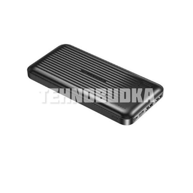 XO PB301 — Power Bank 10000 mAh с LED-дисплеем, чёрный